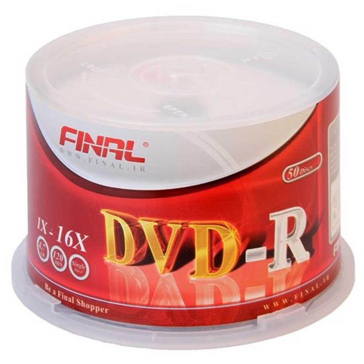 دی وی دی خام فینال Final DVD-R DVD 16X Final